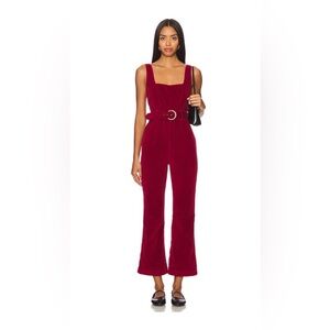 Free People $168 Party Starter One Piece in Holly Berry